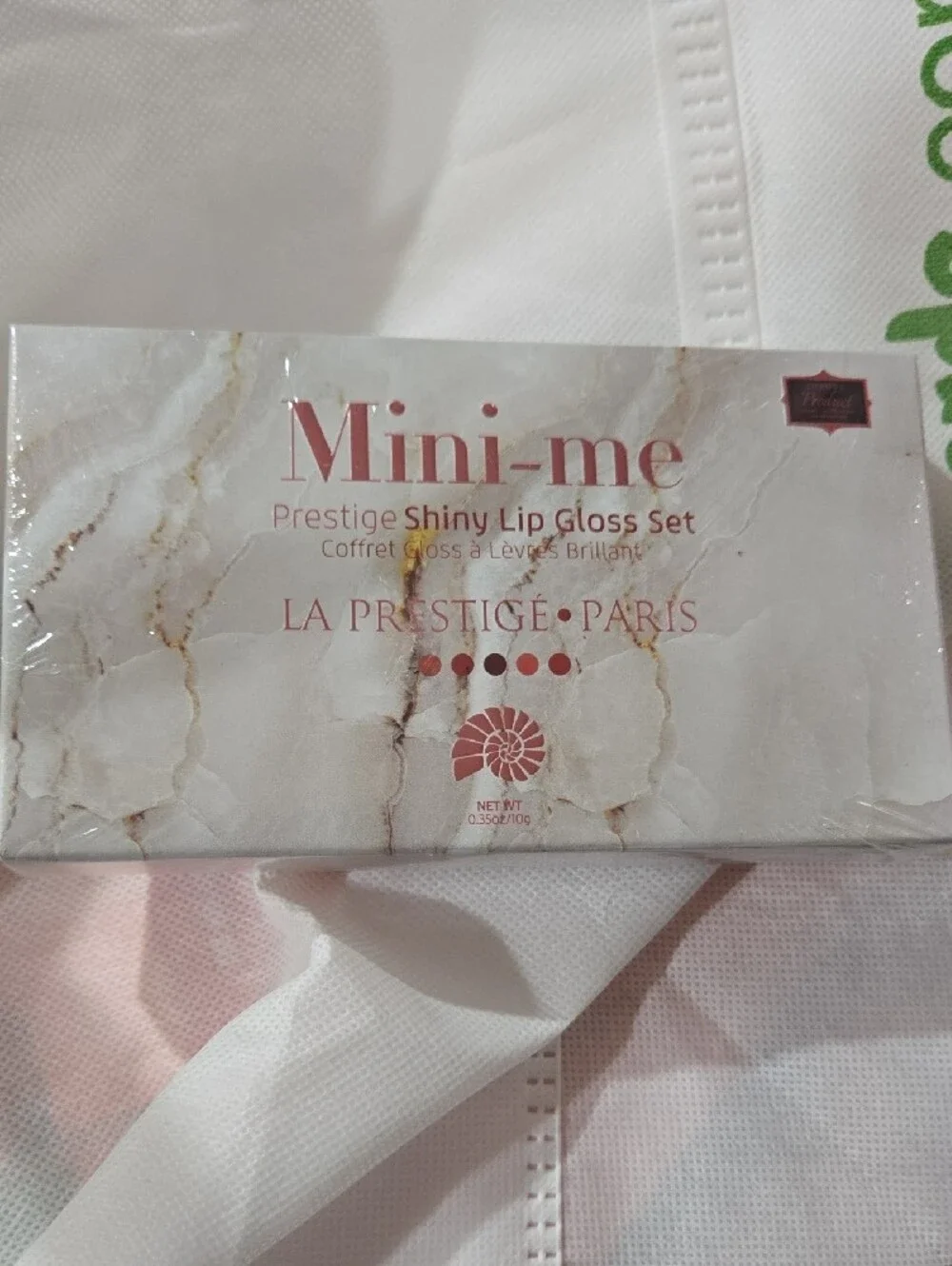 Mini-me Prestige Shiny Lip Gloss Set - Pink & Rose Gold Accents